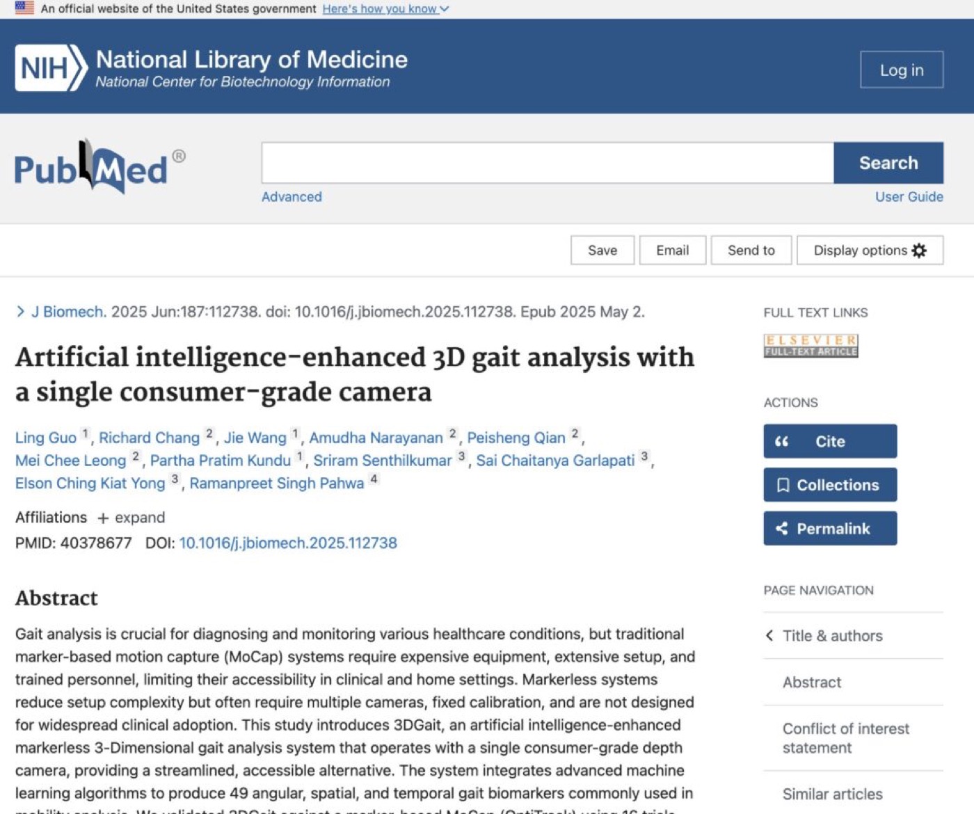 CareCam’s First Peer-Reviewed Scientific Paper