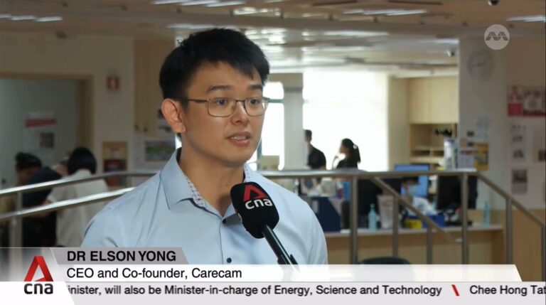 CareCam Featured on CNA Singapore Tonight