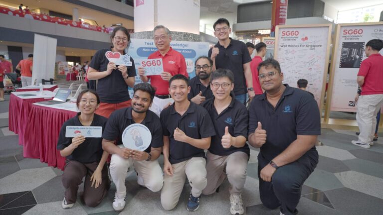 Celebrating National Day at Punggol Digital District